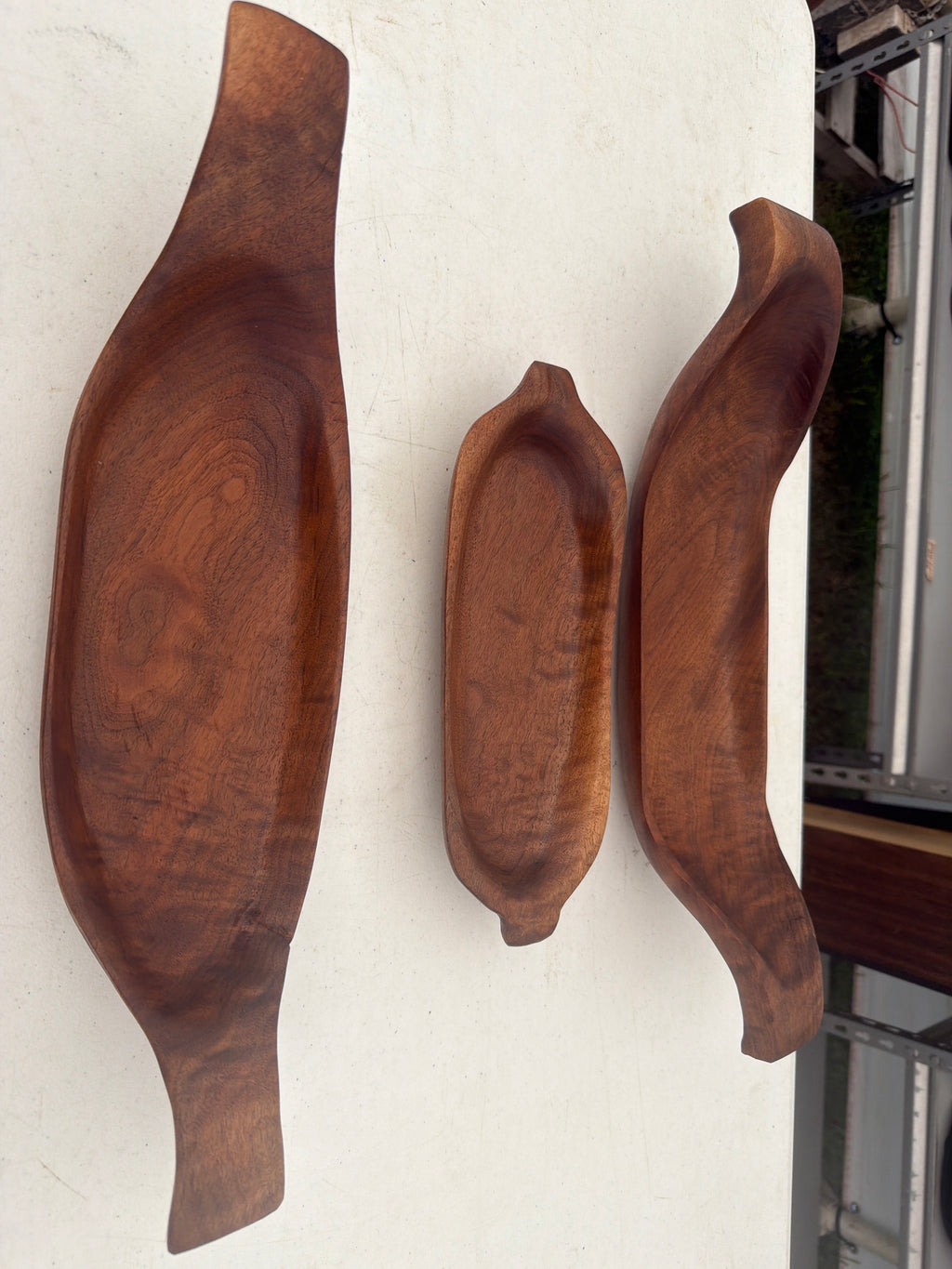 3 from 1 Black Walnut Bowl Set