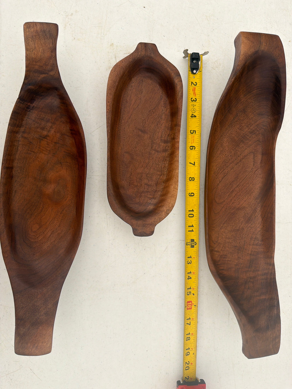 3 from 1 Black Walnut Bowl Set