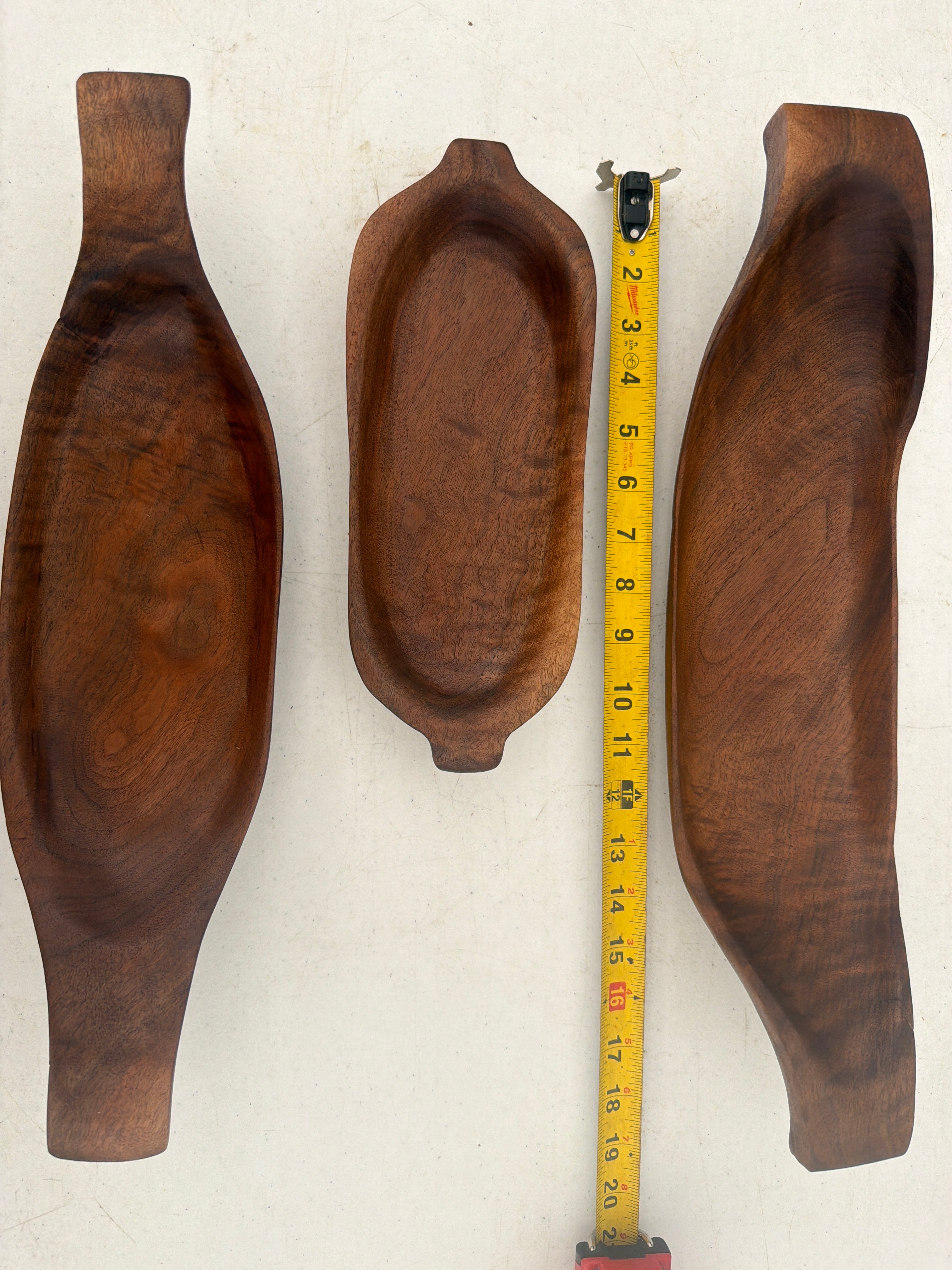 3 from 1 Black Walnut Bowl Set