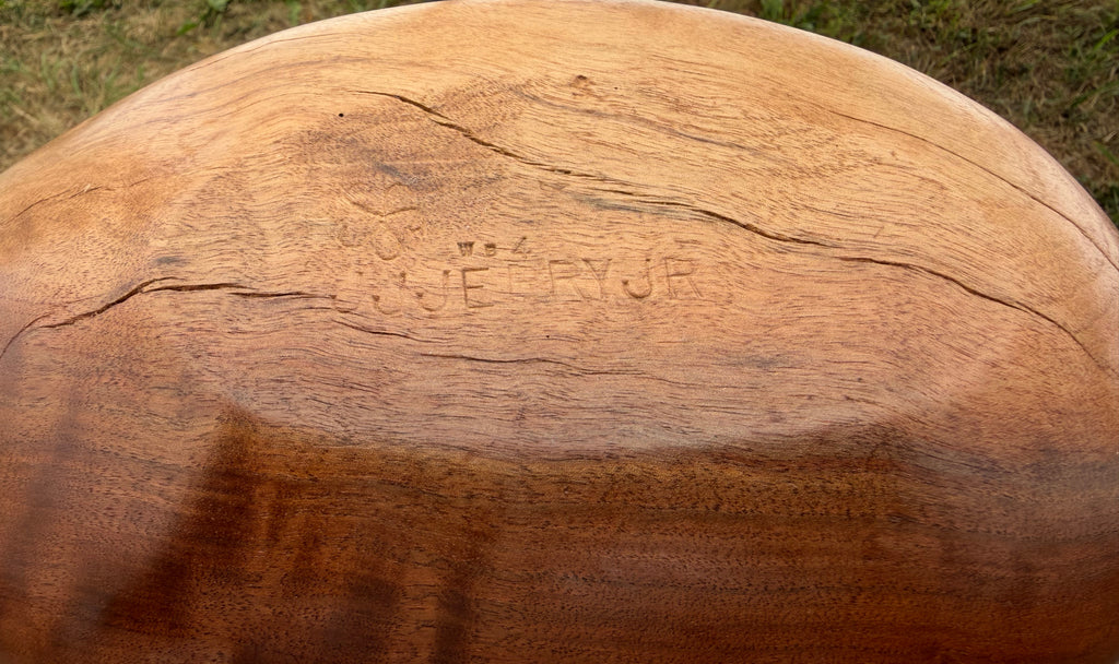 Handcarved Black Walnut Bowl