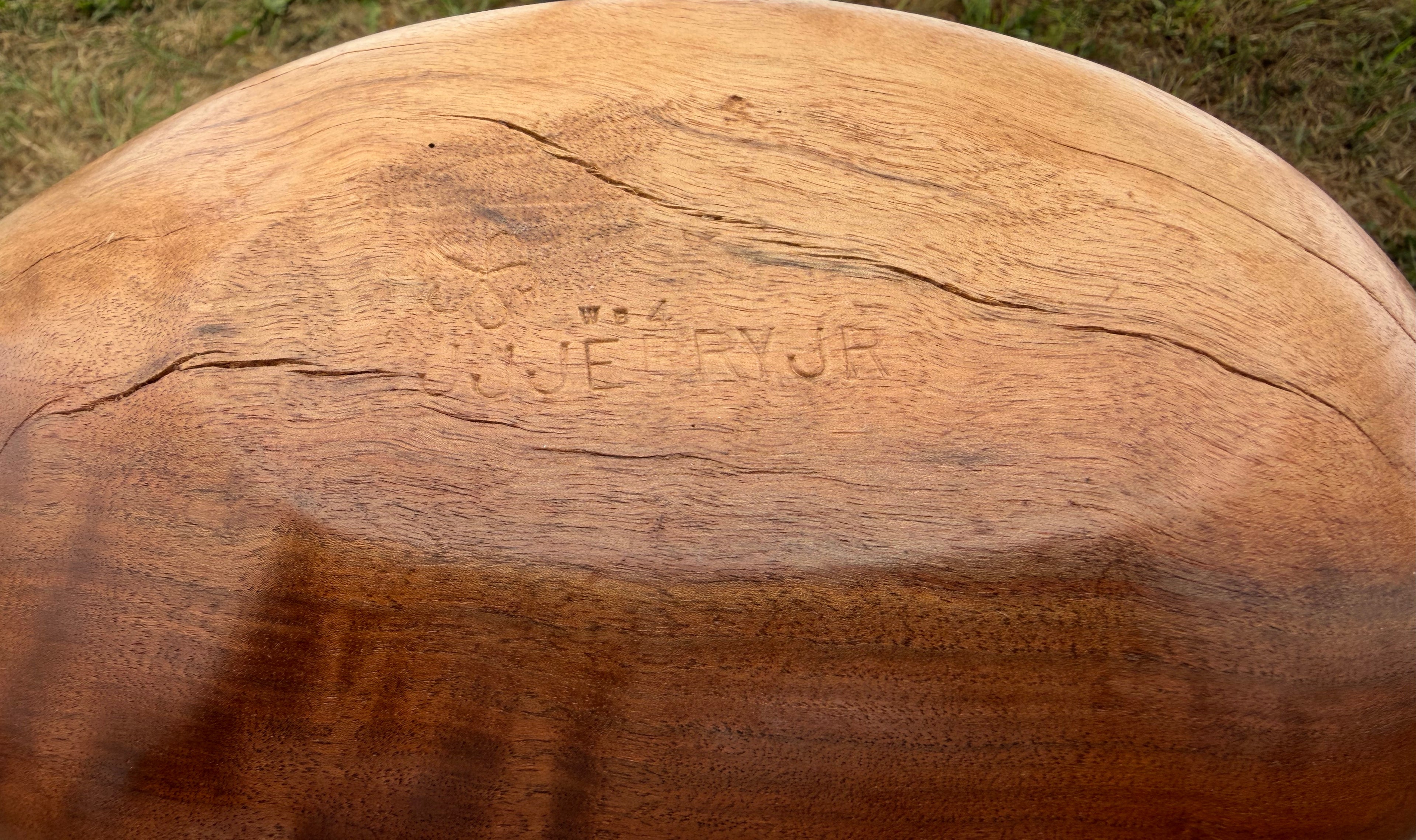 Handcarved Black Walnut Bowl