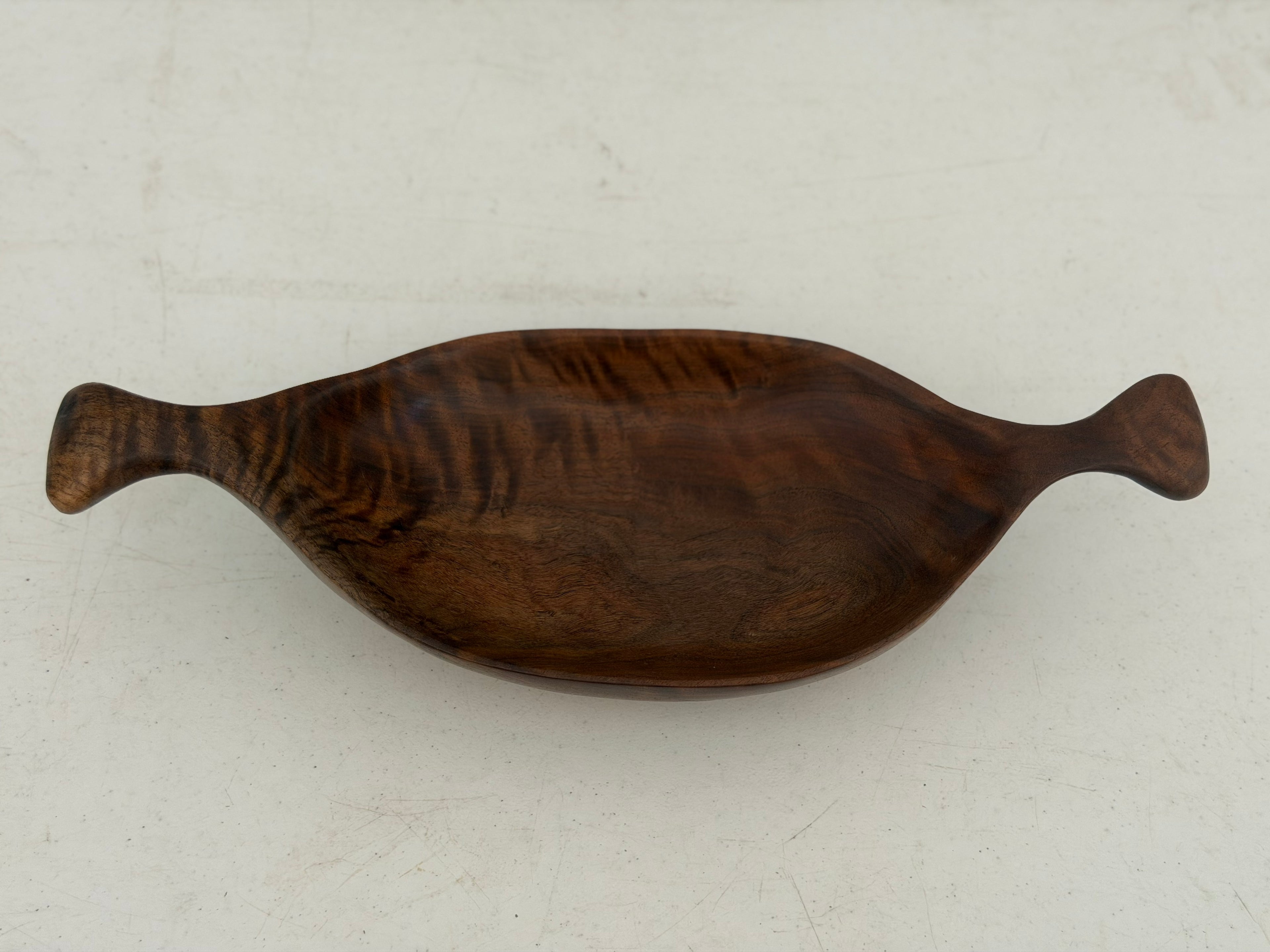 Handcarved Black Walnut Bowl